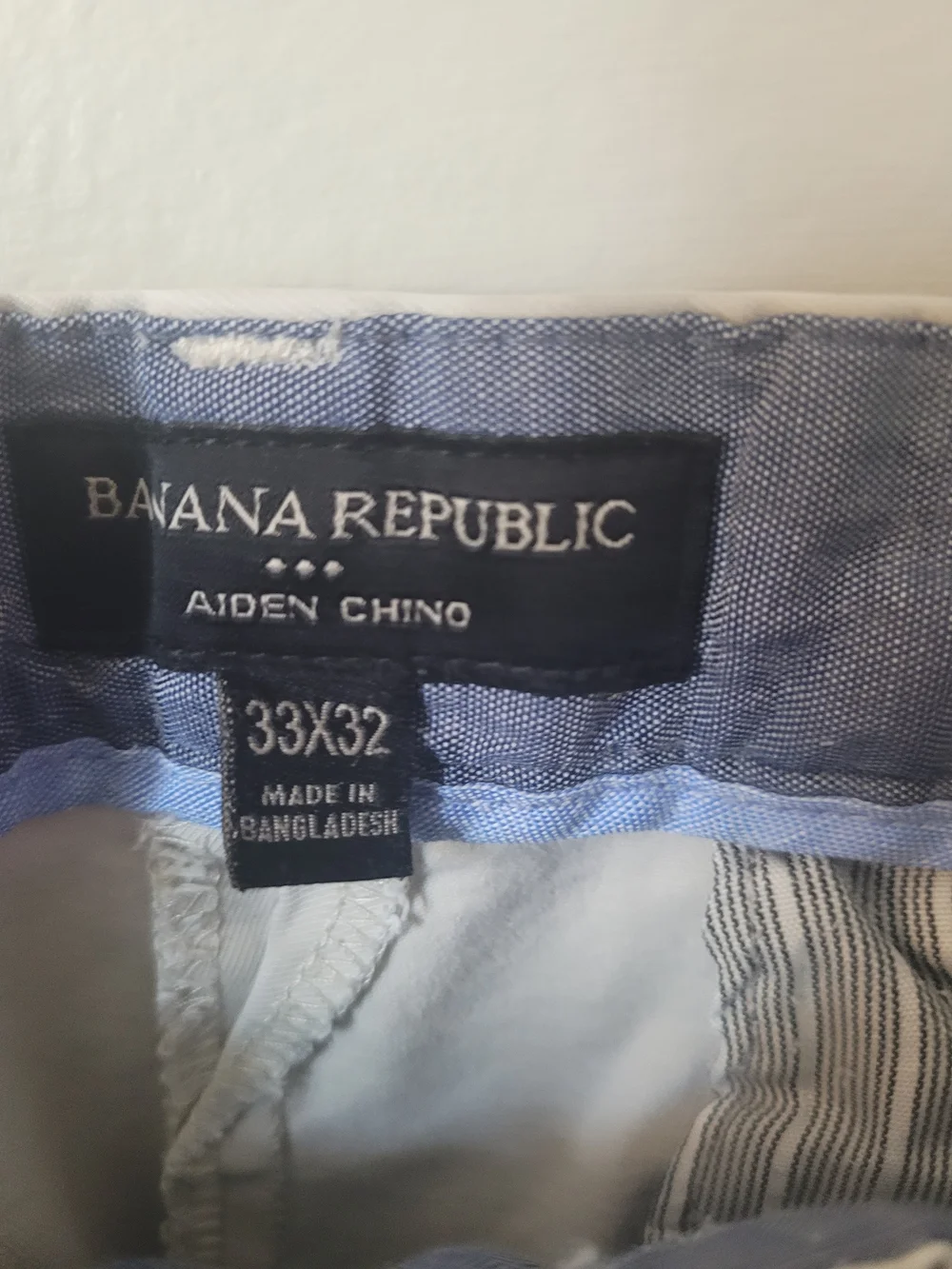 Banana Republic Men's Slim Chino Pants - Light Gray